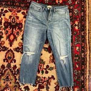 Madewell The High Rise Slim Boy Jean - EUC - Size 32